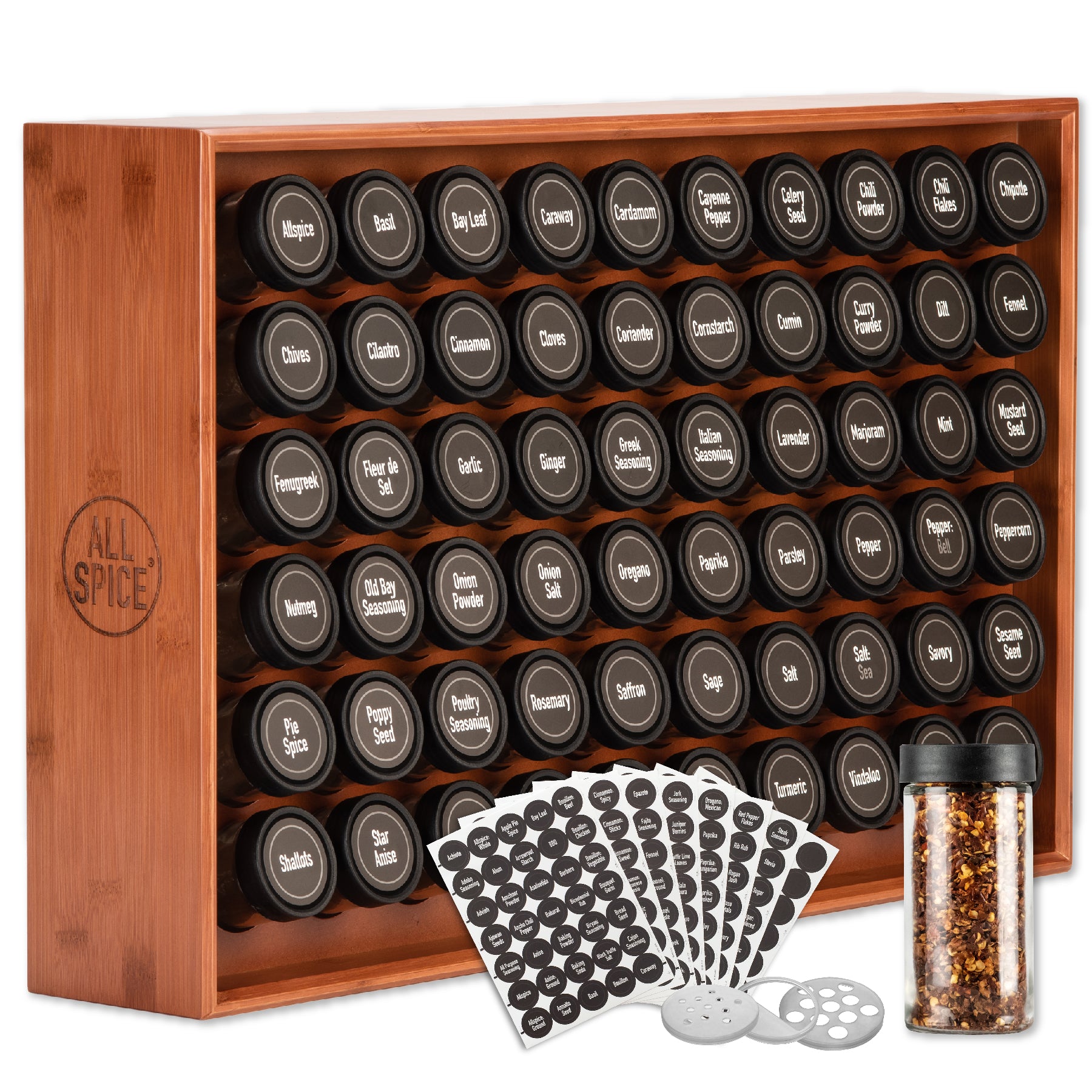 60 Jar AllSpice Rack
