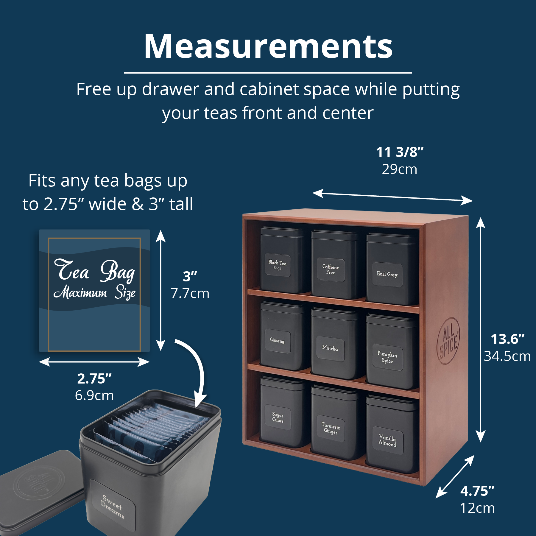 The AllSpice Tea Rack