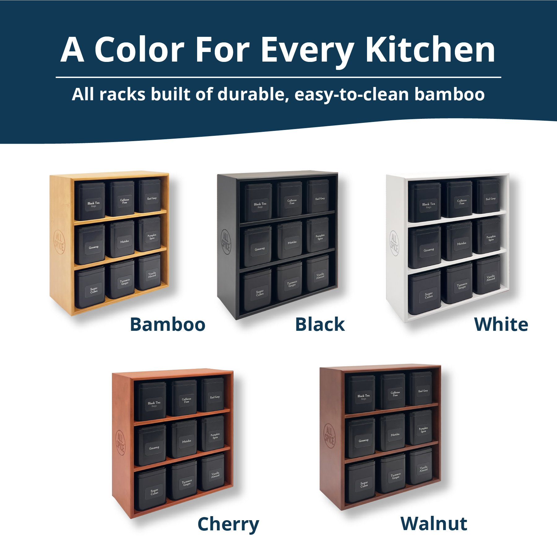 The AllSpice Tea Rack