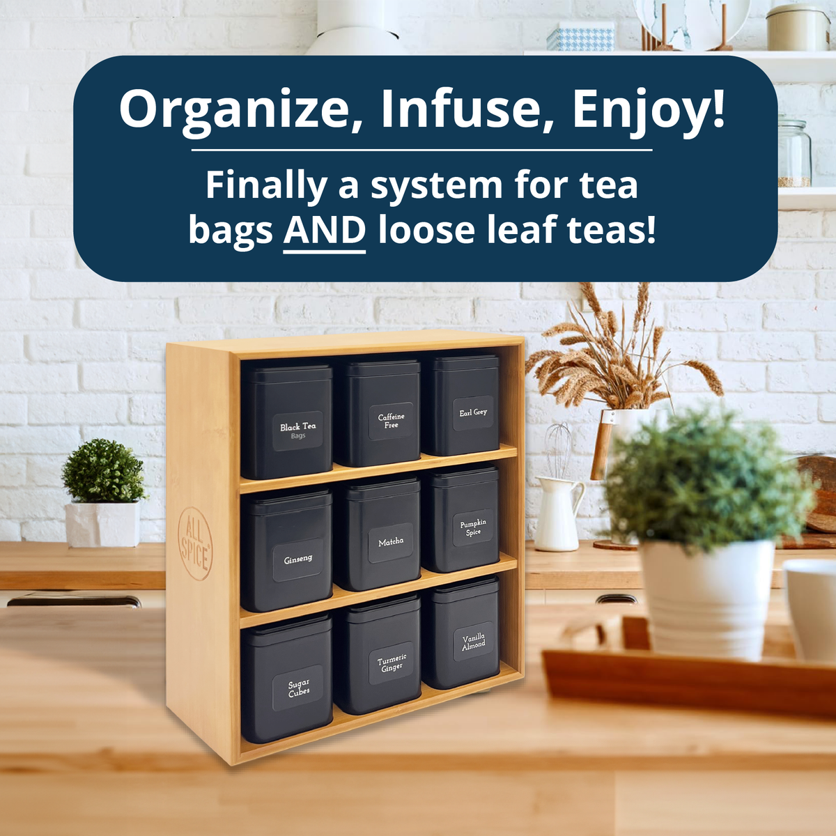 The AllSpice Tea Rack