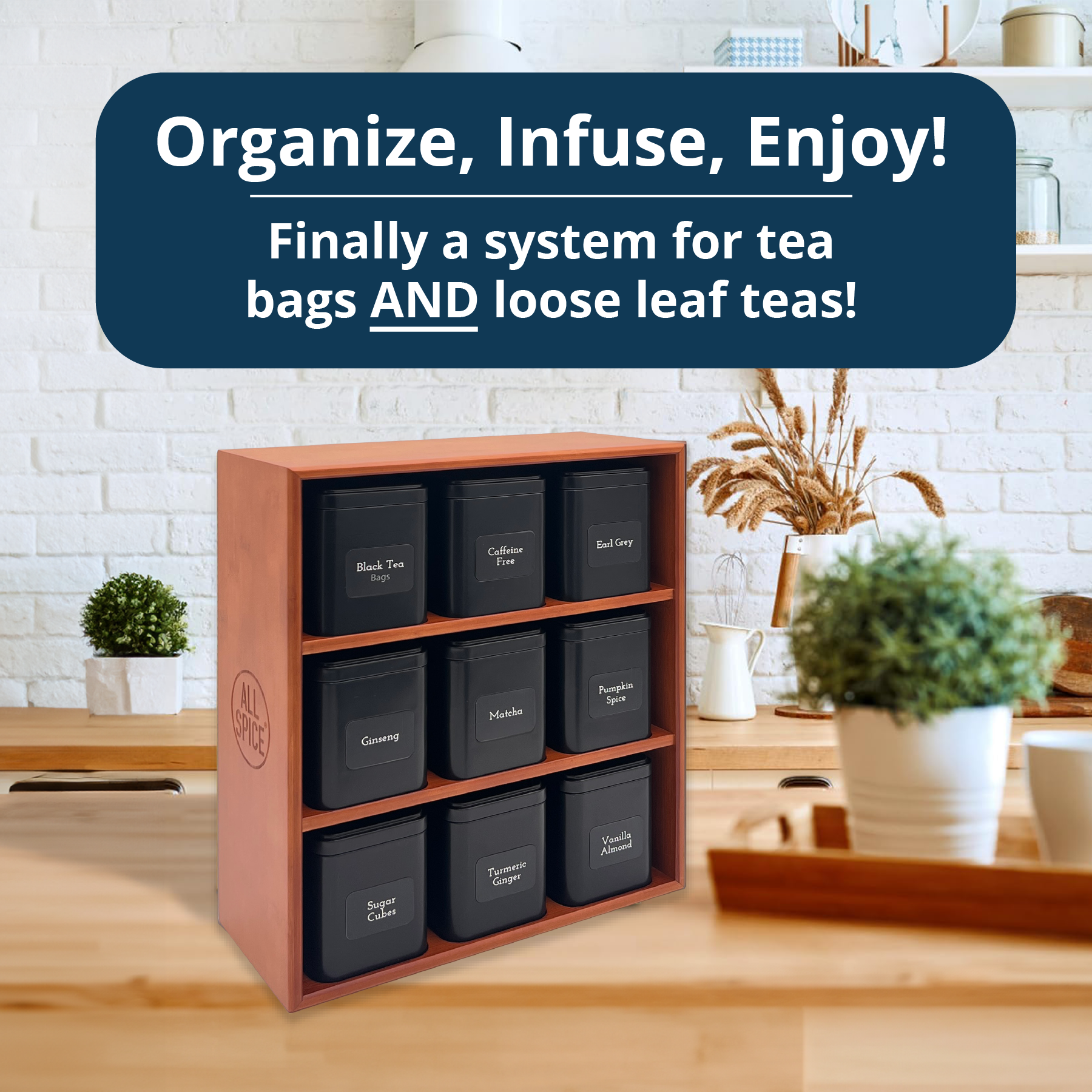 The AllSpice Tea Rack