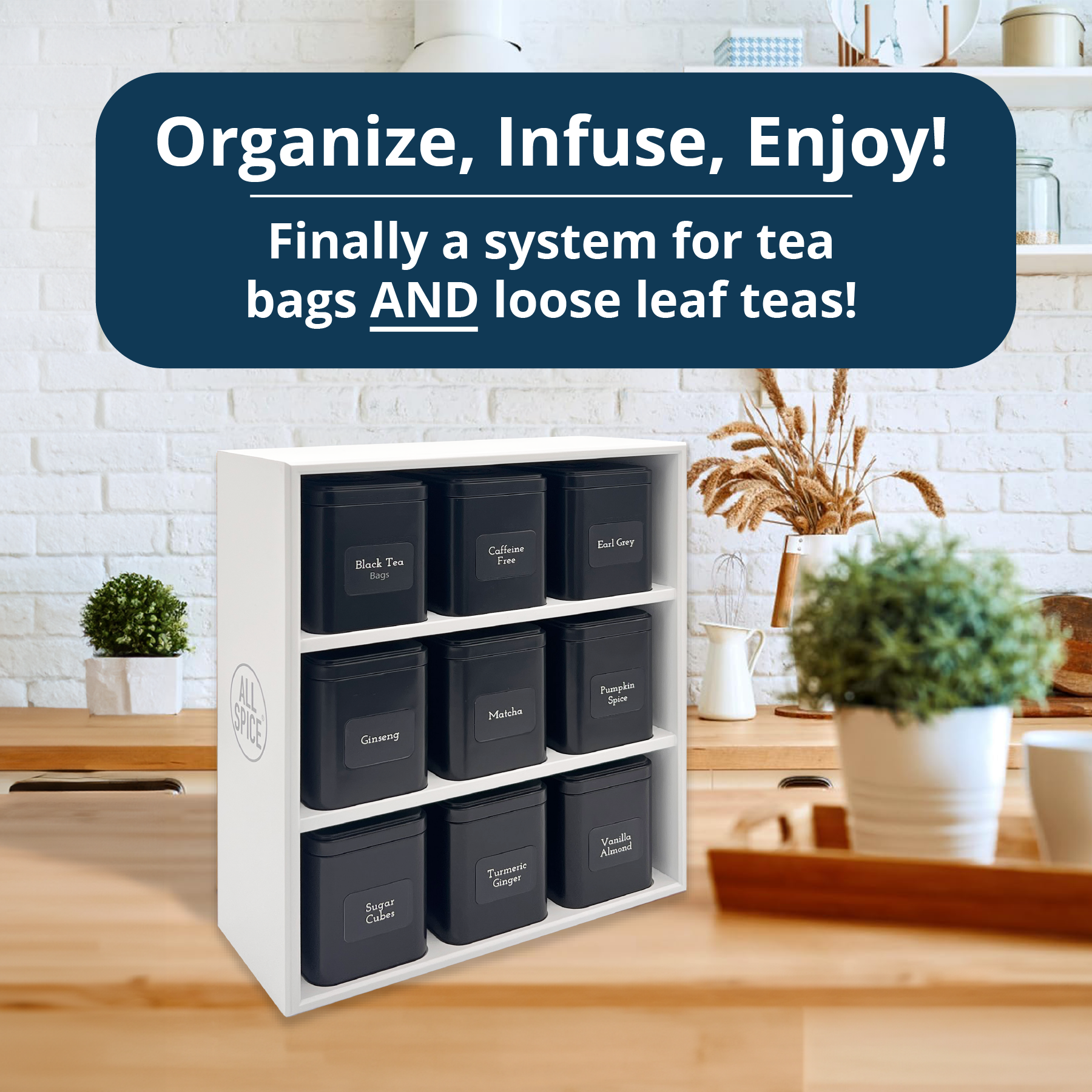 The AllSpice Tea Rack