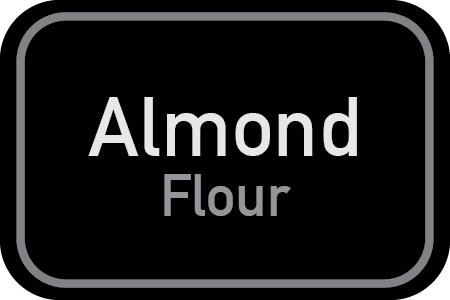 Set of Adhesive Bulk Pantry Labels Almond Flour