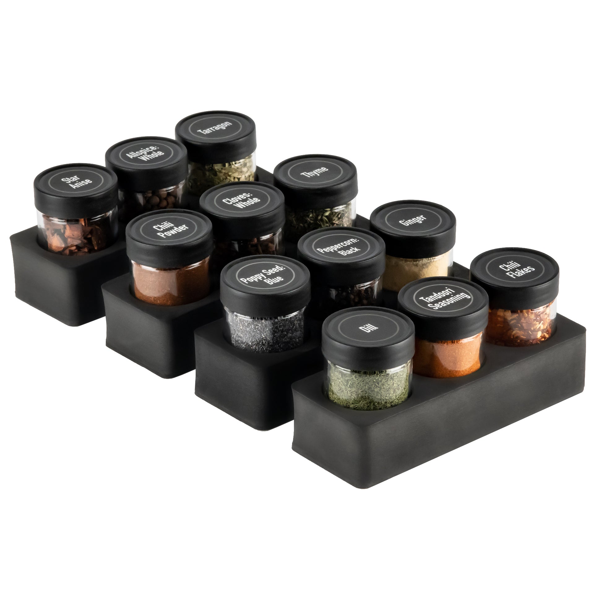 Spice Rack, Hanging 12 Jar – AllSpice Culinarium