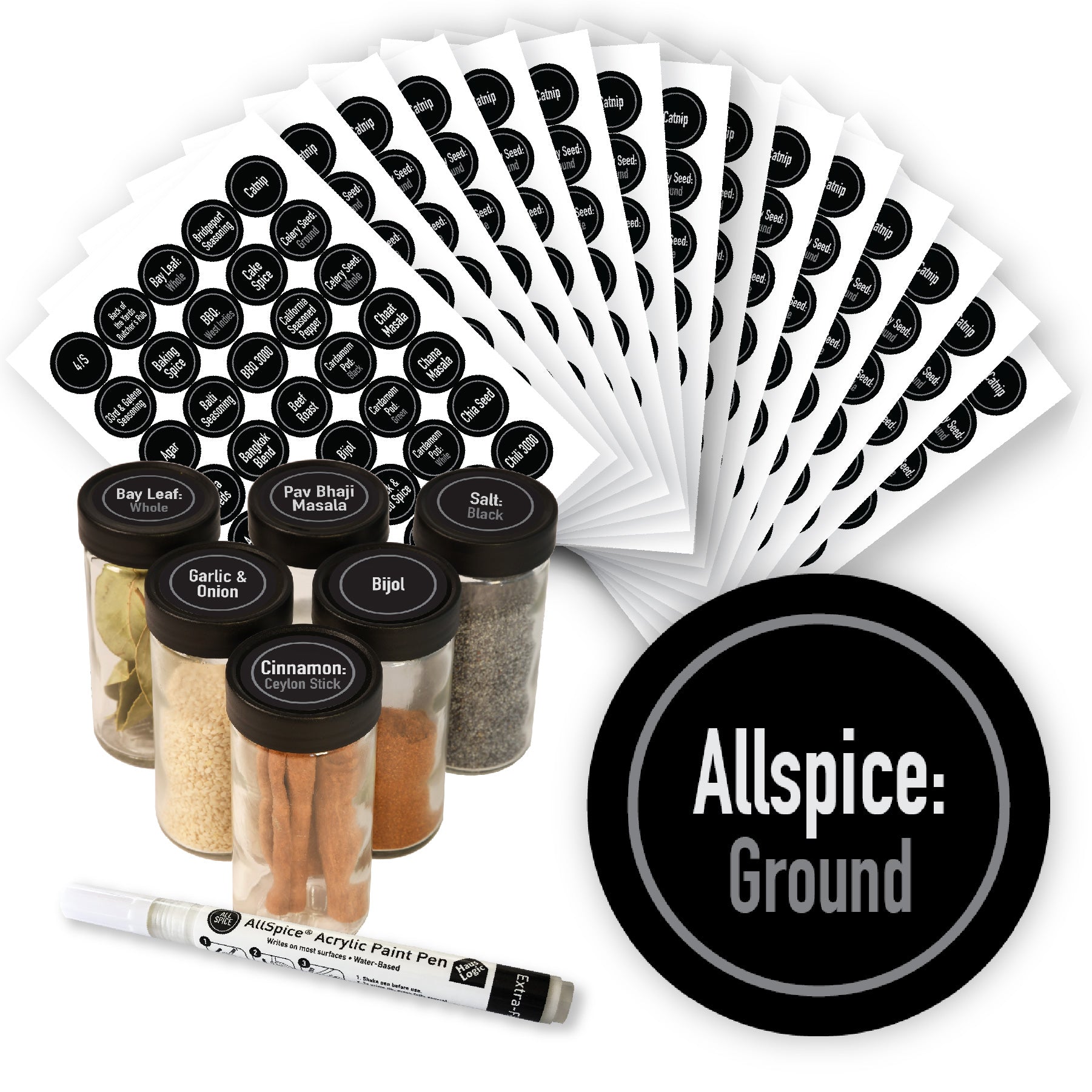 Spice Jar Labels- Ultimate Set