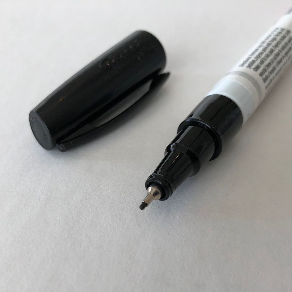 Fine Tipped Black Sharpie Paint Pen